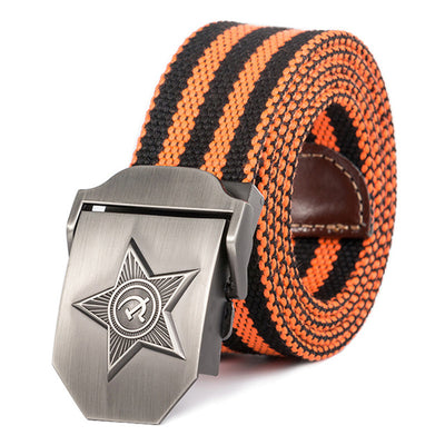 3D Five Rays Star Military Belt