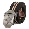 3D Five Rays Star Military Belt