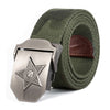 3D Five Rays Star Military Belt
