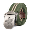 3D Five Rays Star Military Belt