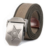 3D Five Rays Star Military Belt
