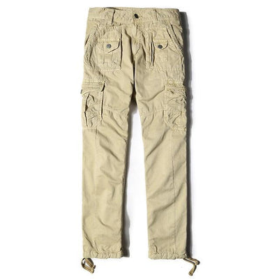 Solid Military Cargo Pants