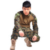 Military Uniform with Knee Pads