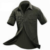Summer Men Shirt Military