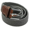 Stretch Braided Elastic Leather Buckle