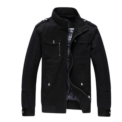 Overcoat Khaki Military Jacket